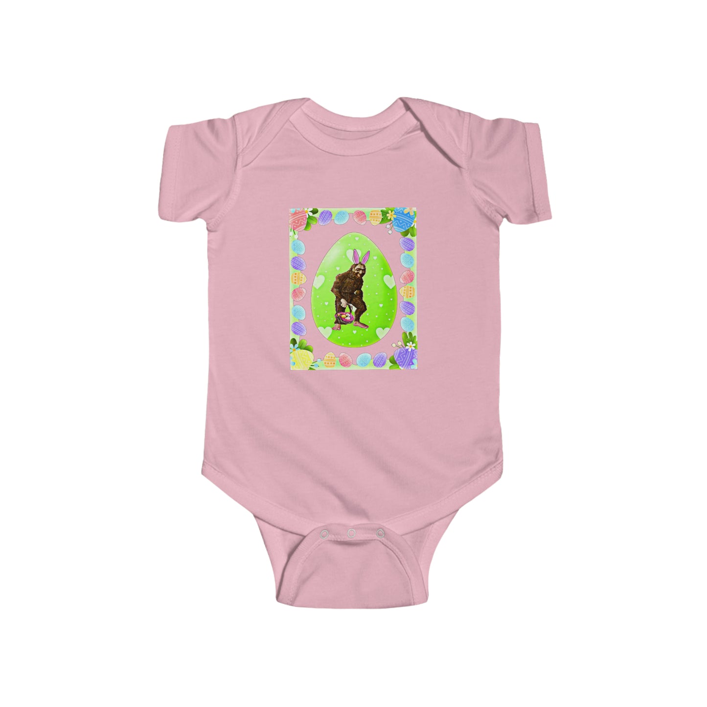 Bigfoot Easter Fine Jersey Bodysuit