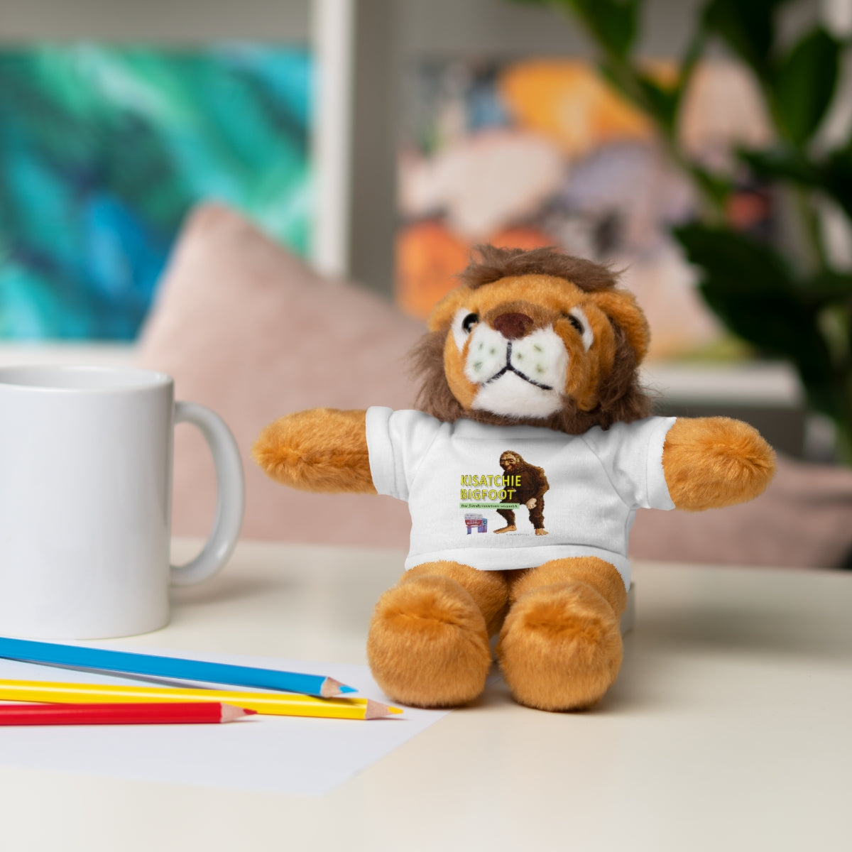 Stuffed Animals with Kisatchie Bigfoot Tee