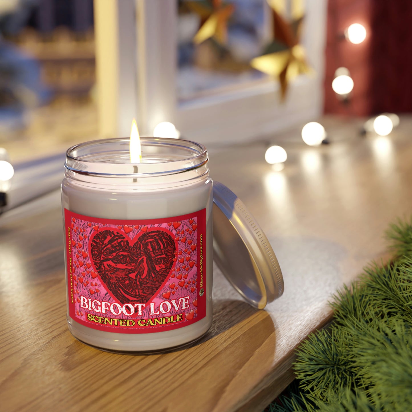 Bigfoot's Val Day Candle