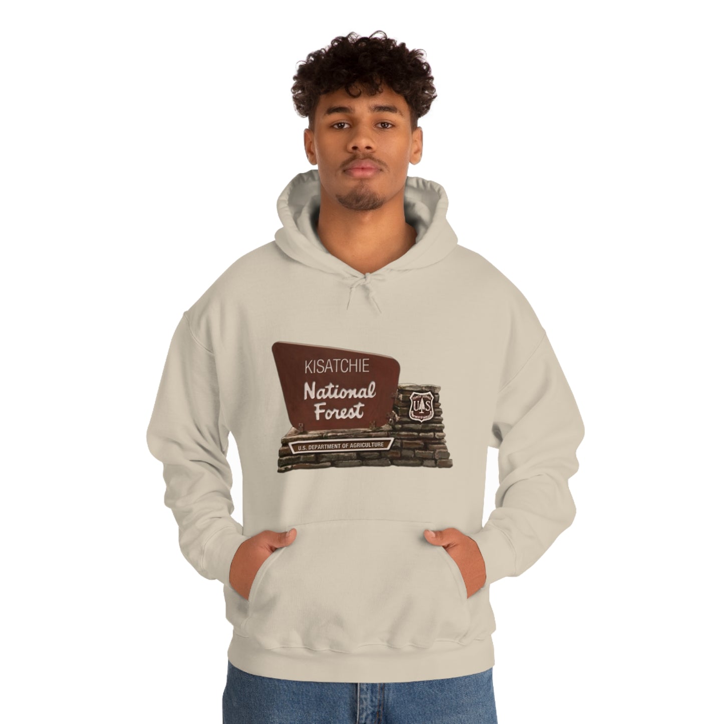 Unisex KNF Kisatchie Script Hoodie