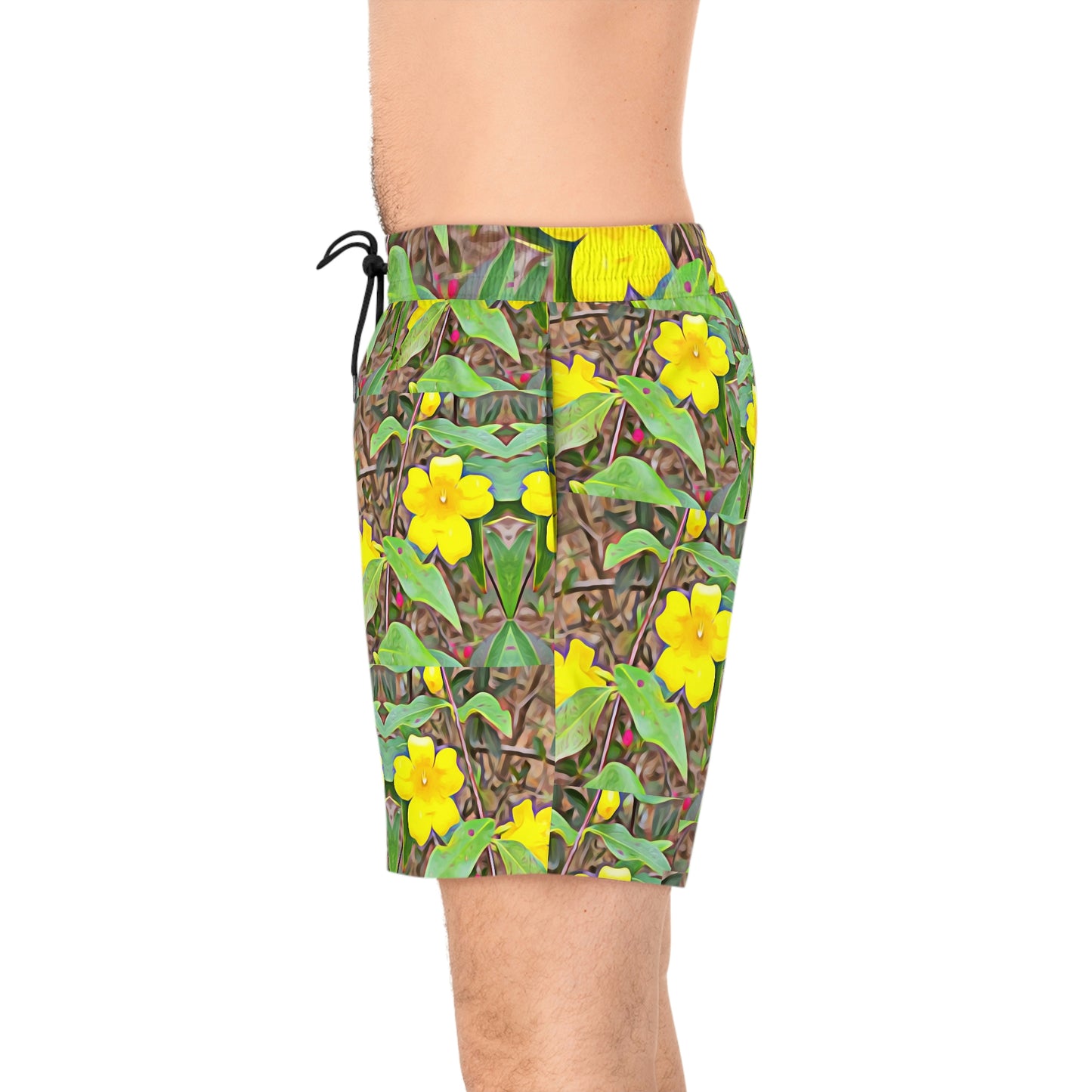 Men's Yellow Jessamine Swim Shorts