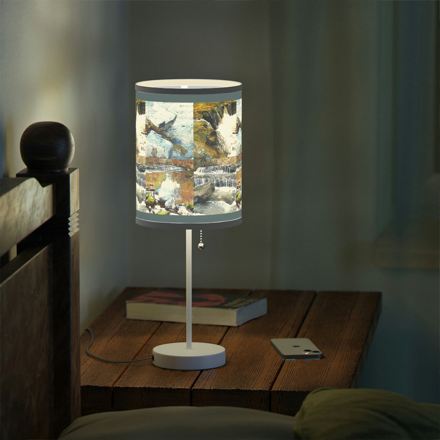 Kisatchie Bayou Rocks Lamp on a Stand