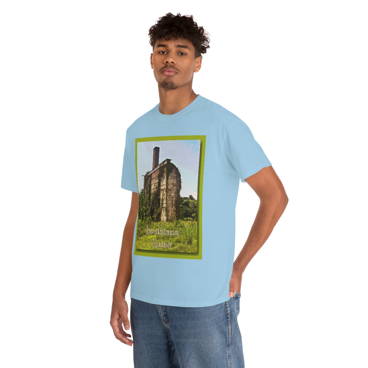 Louisiana Ruins Heavy Cotton Tee