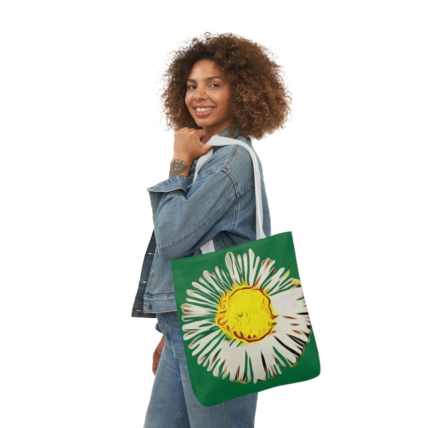 Kisatchie Wildflower Polyester Canvas Tote Bag