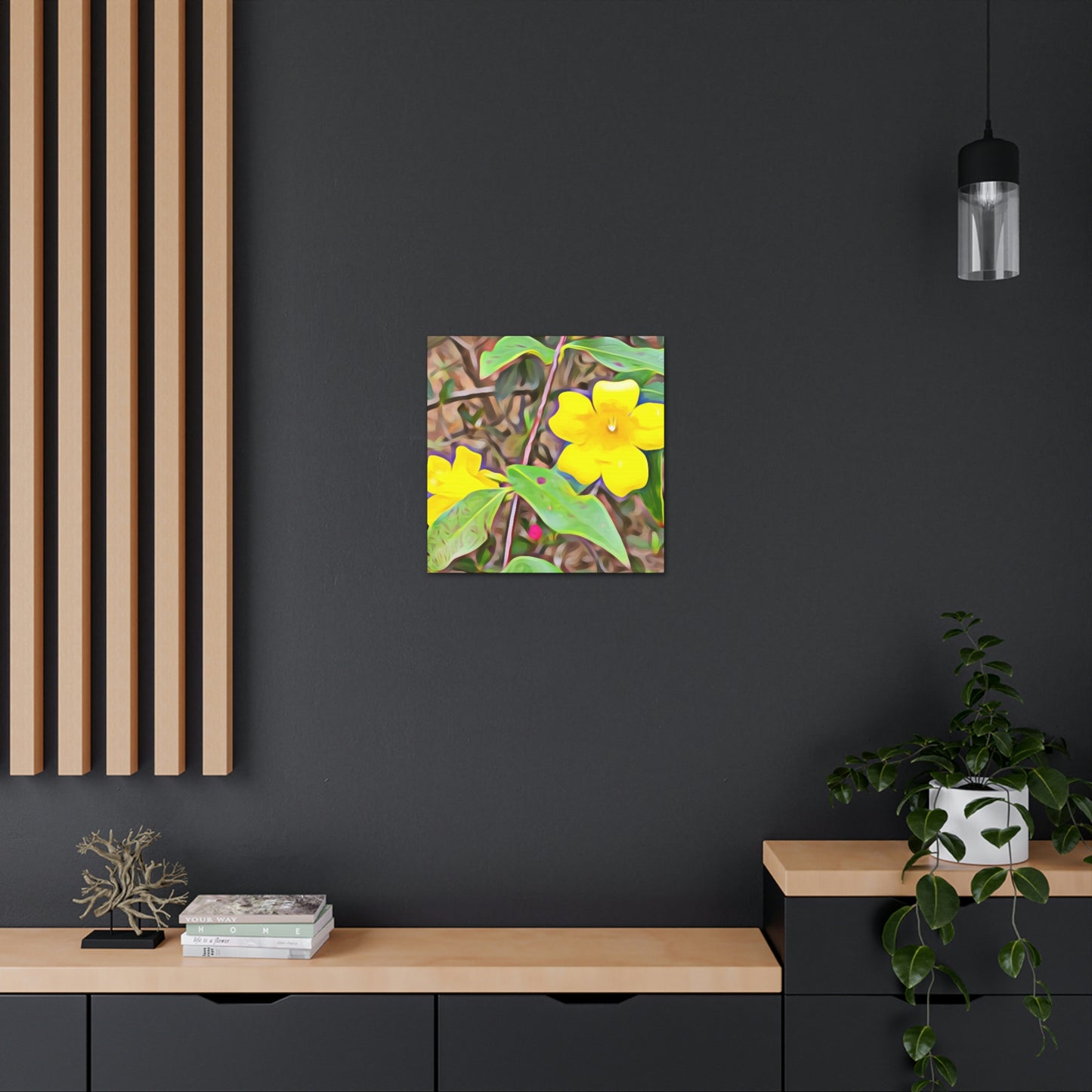 Yellow Jessamine Canvas Gallery Wraps