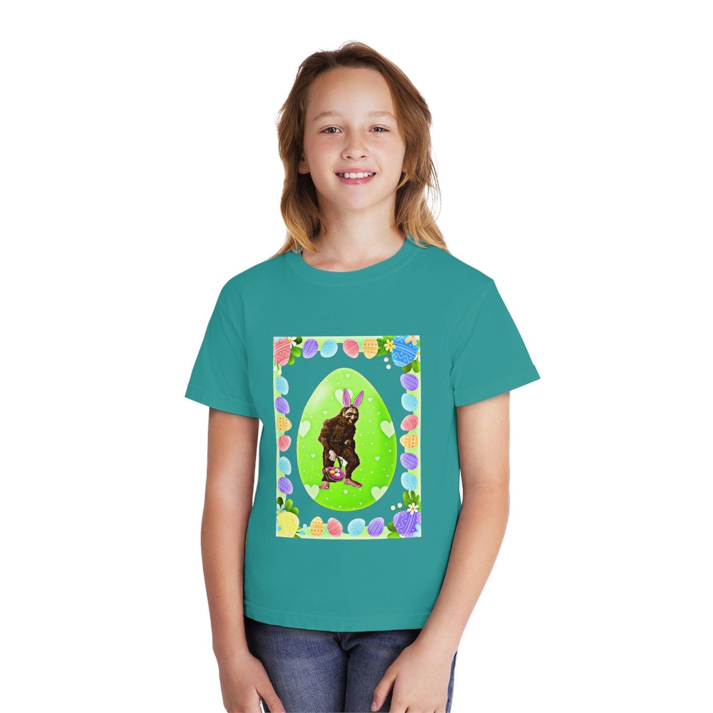 Youth Bigfoot Easter T-Shirt