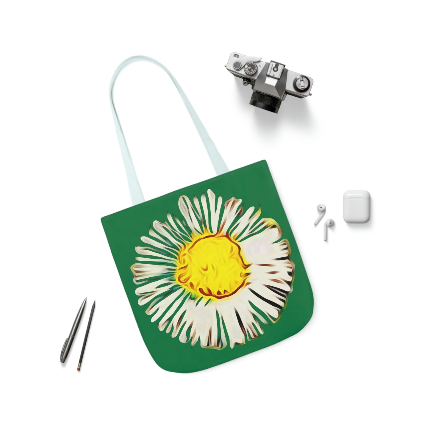 Kisatchie Wildflower Polyester Canvas Tote Bag