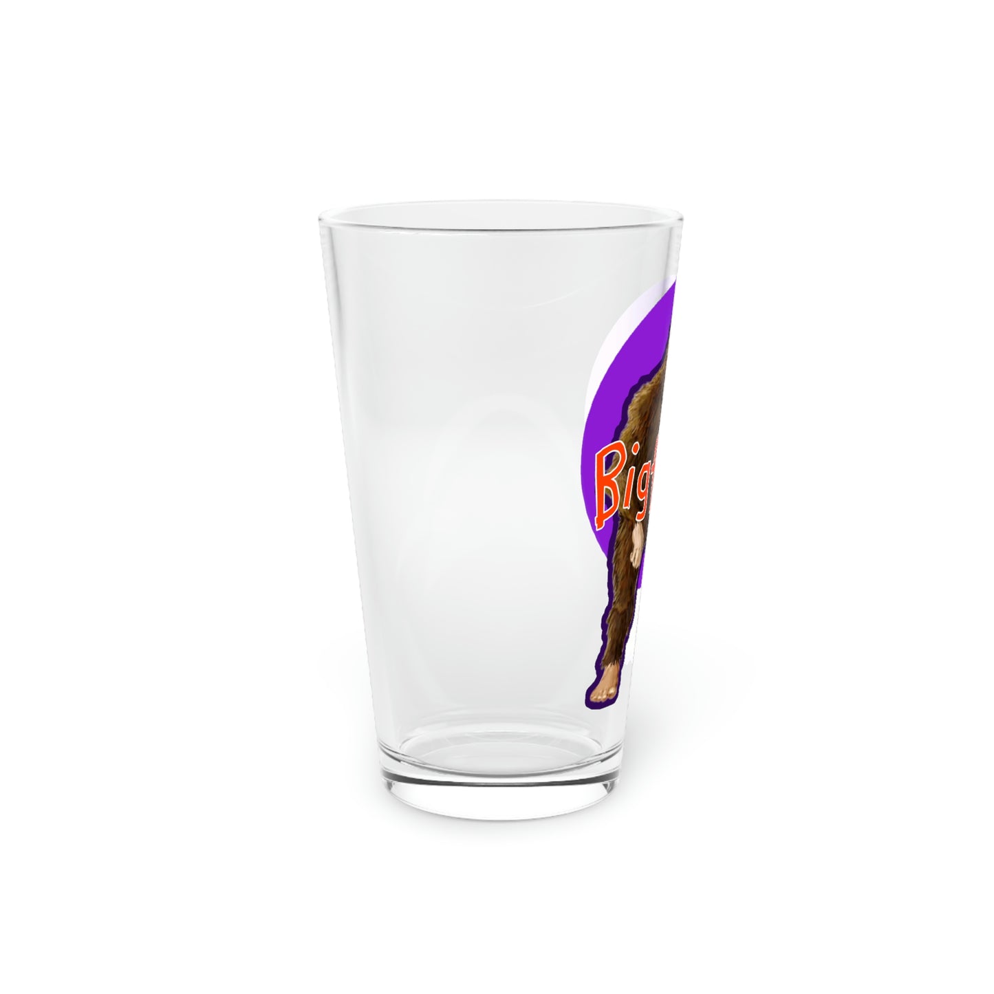 Bigfoot Clear Pint Glass