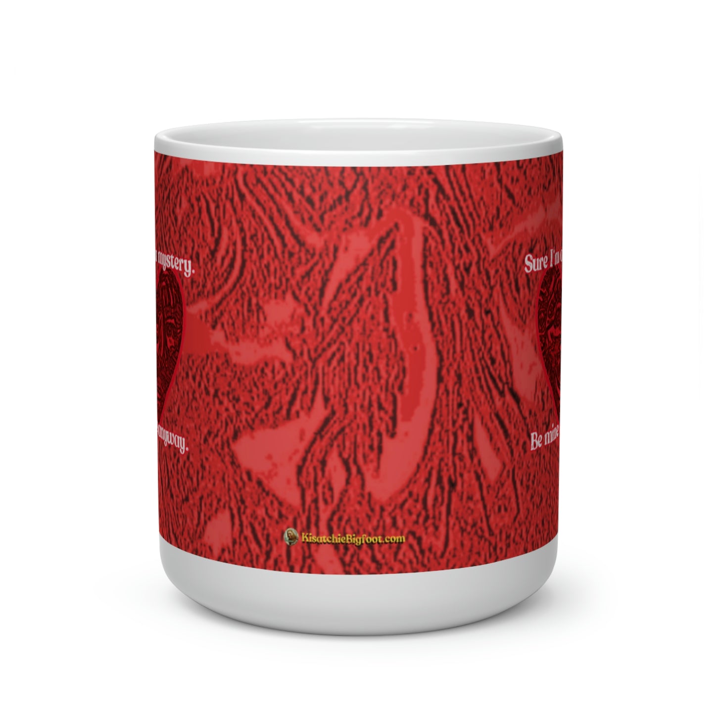 Bigfoot's Val Day Heart Shape Mug