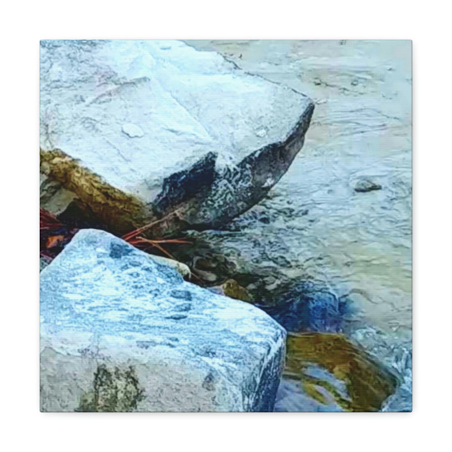 Kisatchie Bayou Rocks Canvas Gallery Wraps