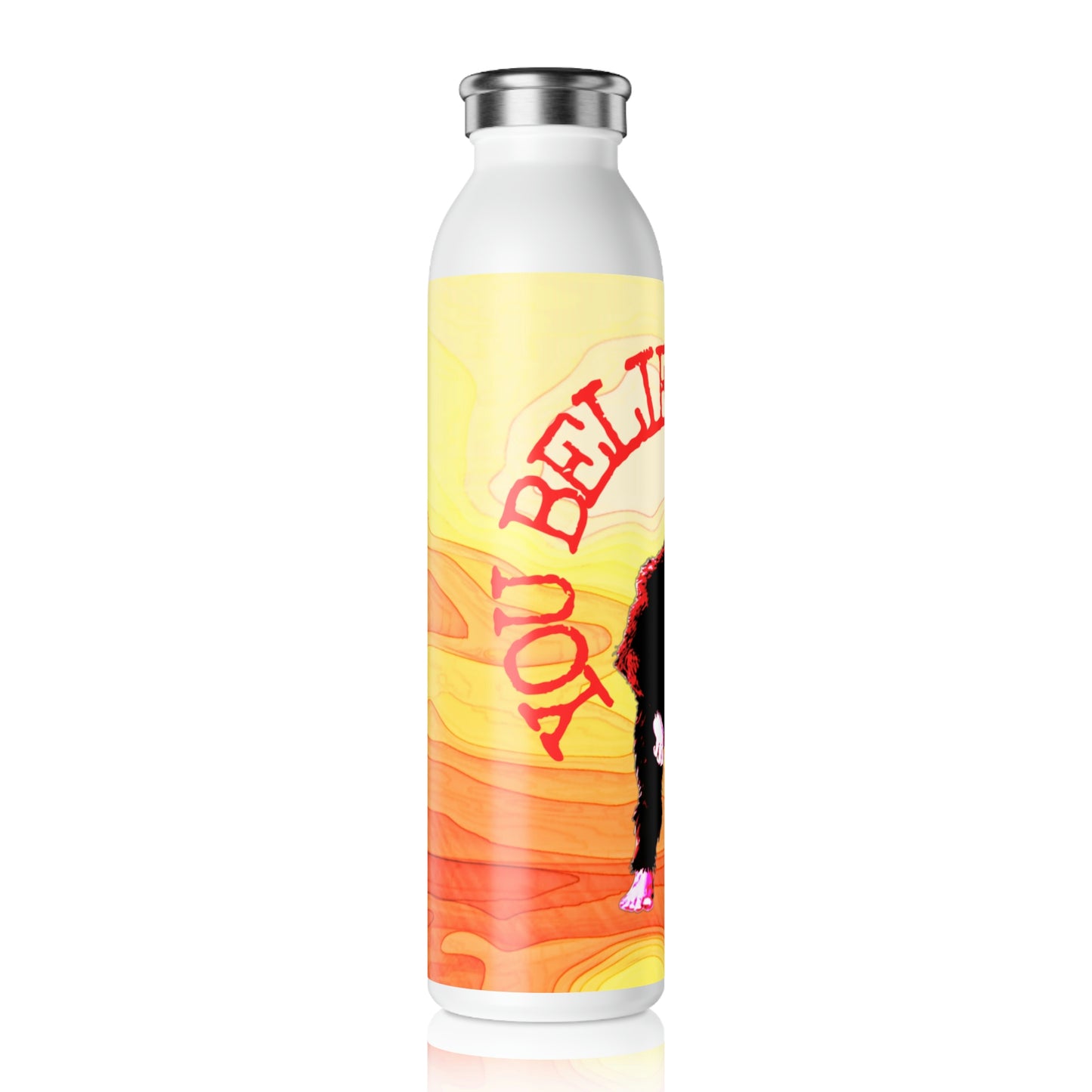 Bigfoot's Believe in You Slim Water Bottle