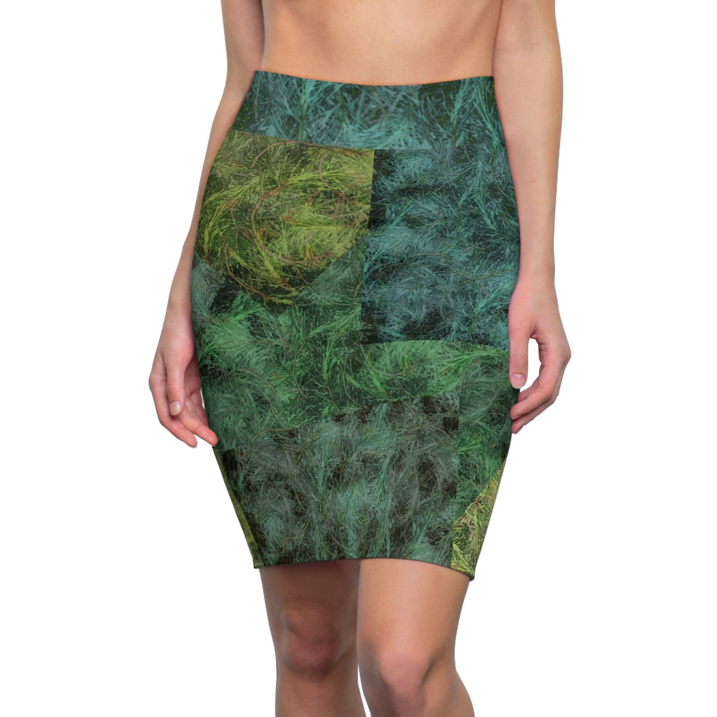 Kisatchie Pine Needles Pencil Skirt