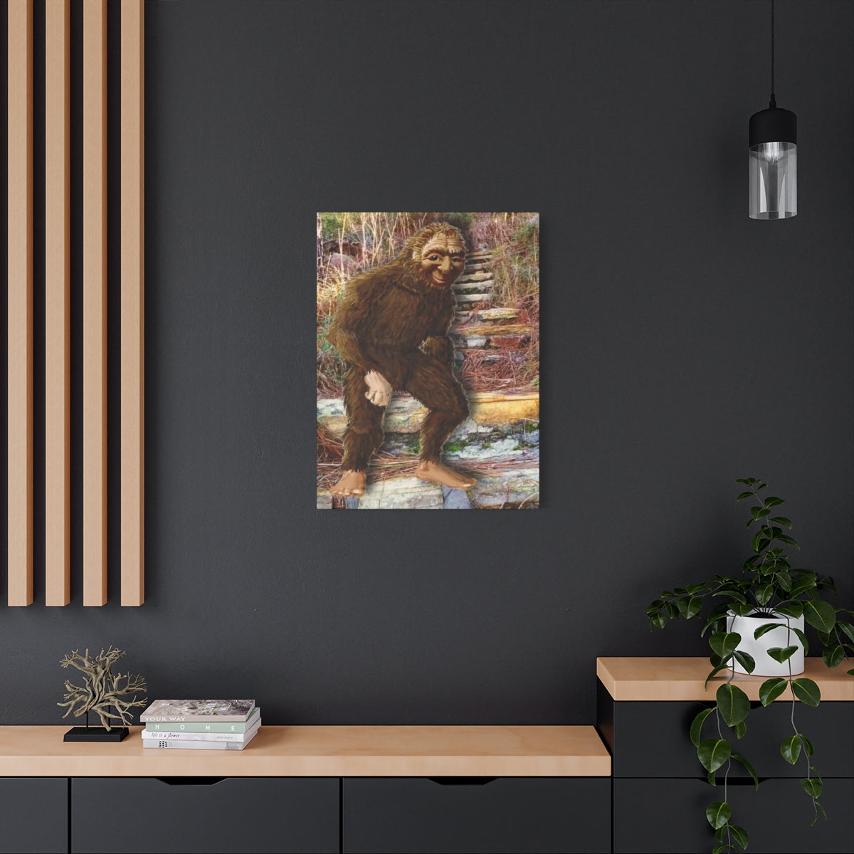 Bigfoot at Longleaf Vista Vertical Canvas