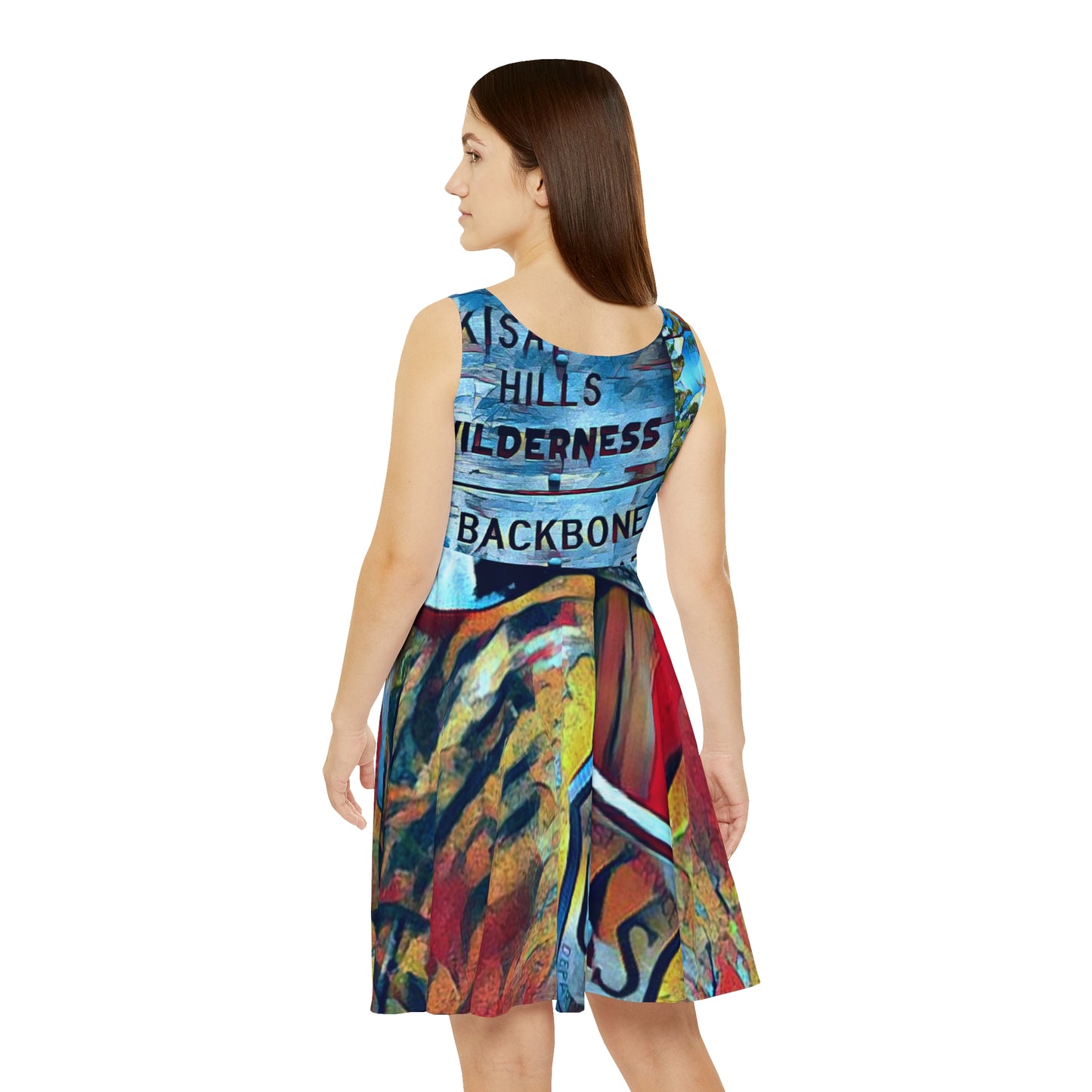 Backbone Trail Skater Dress