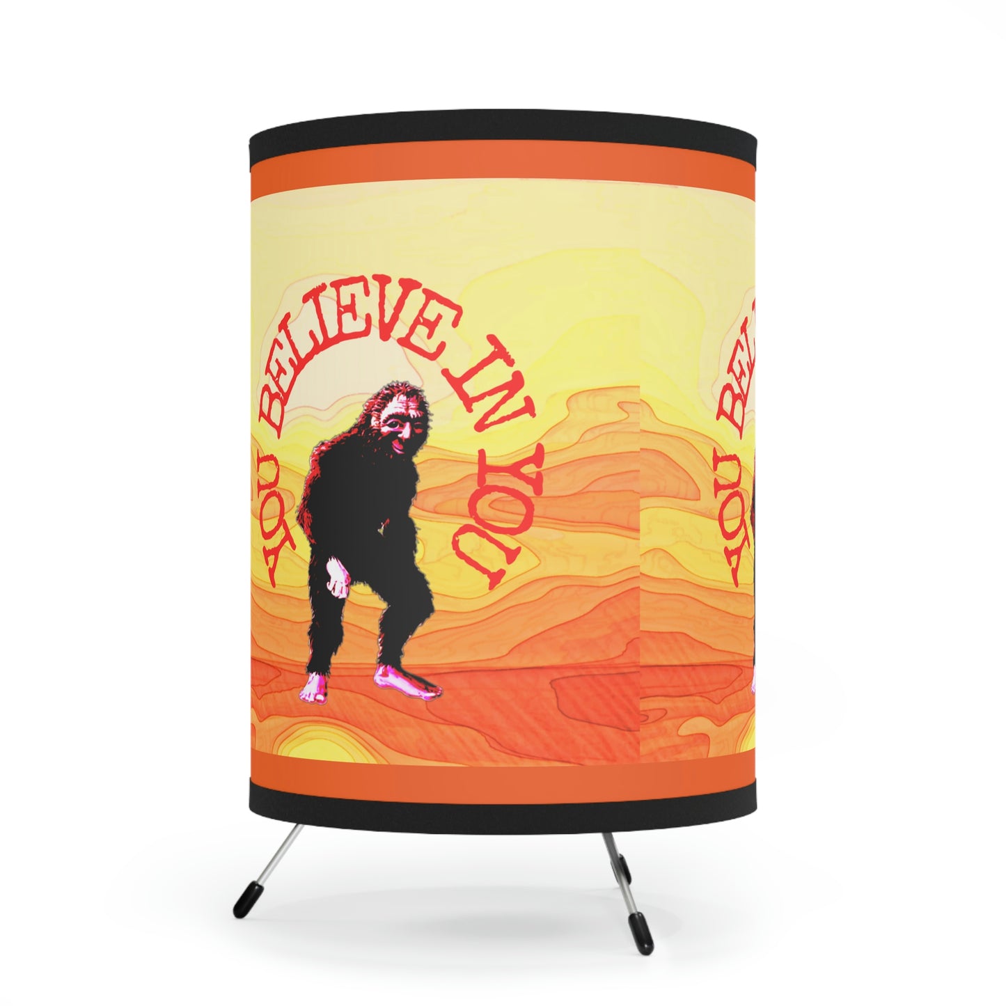 Bigfoot's Believe in You Tripod Lamp