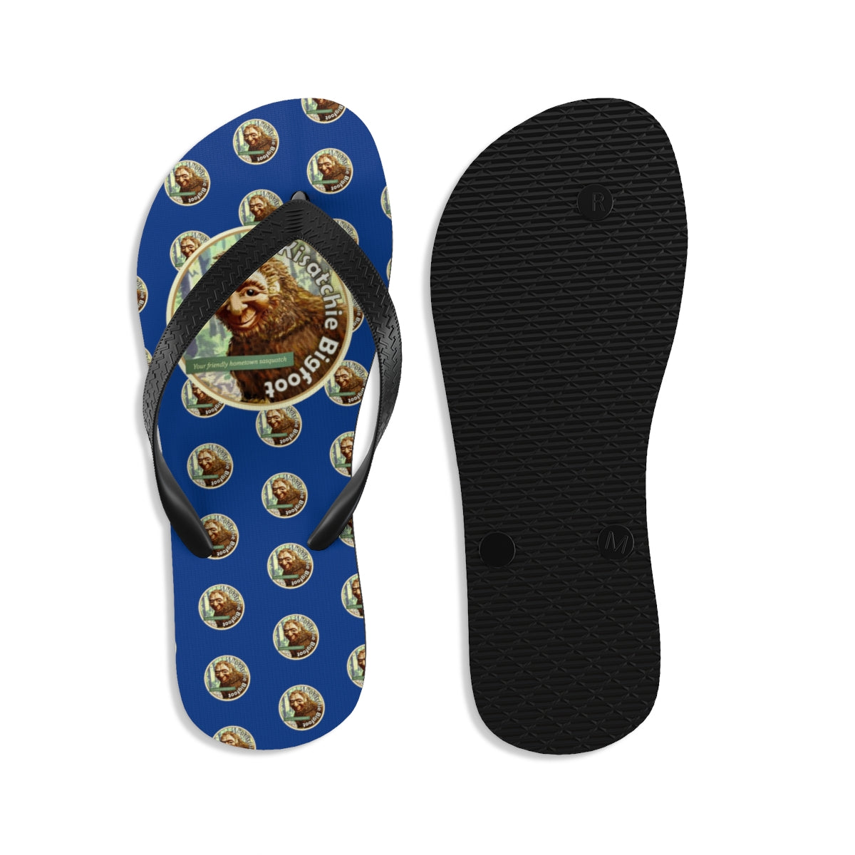 Rubber Sole Kisatchie Bigfoot Flip-Flops