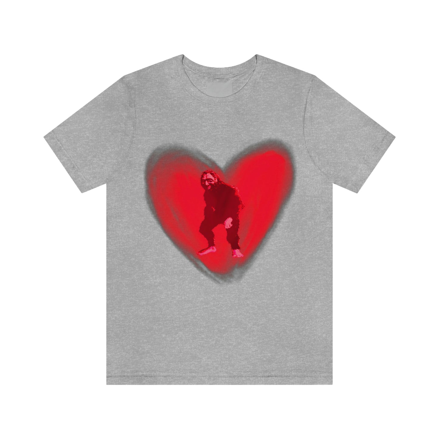 Unisex Bigfoot in My Heart Jersey Tee