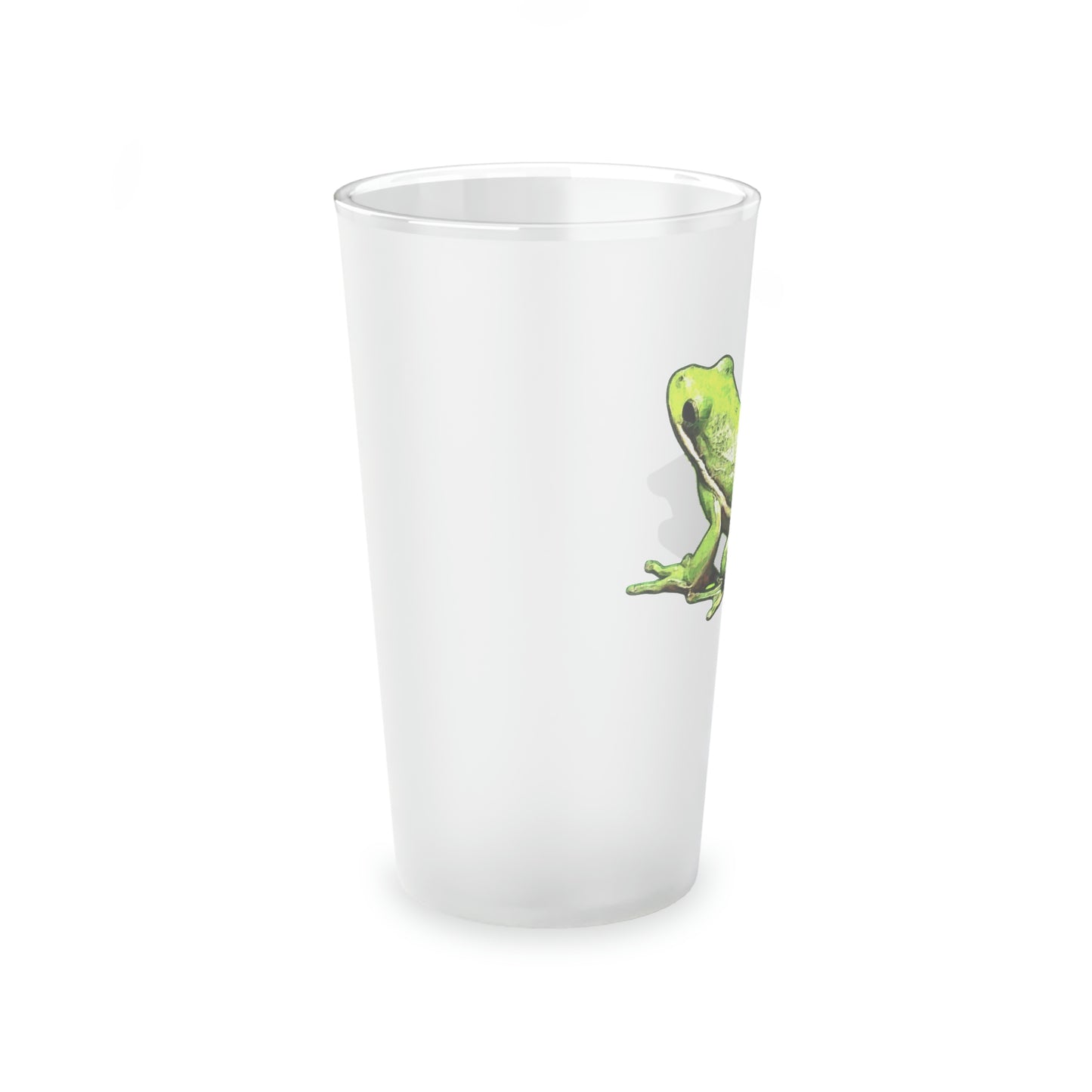 Tree Frog Frosted Pint Glass, 16oz