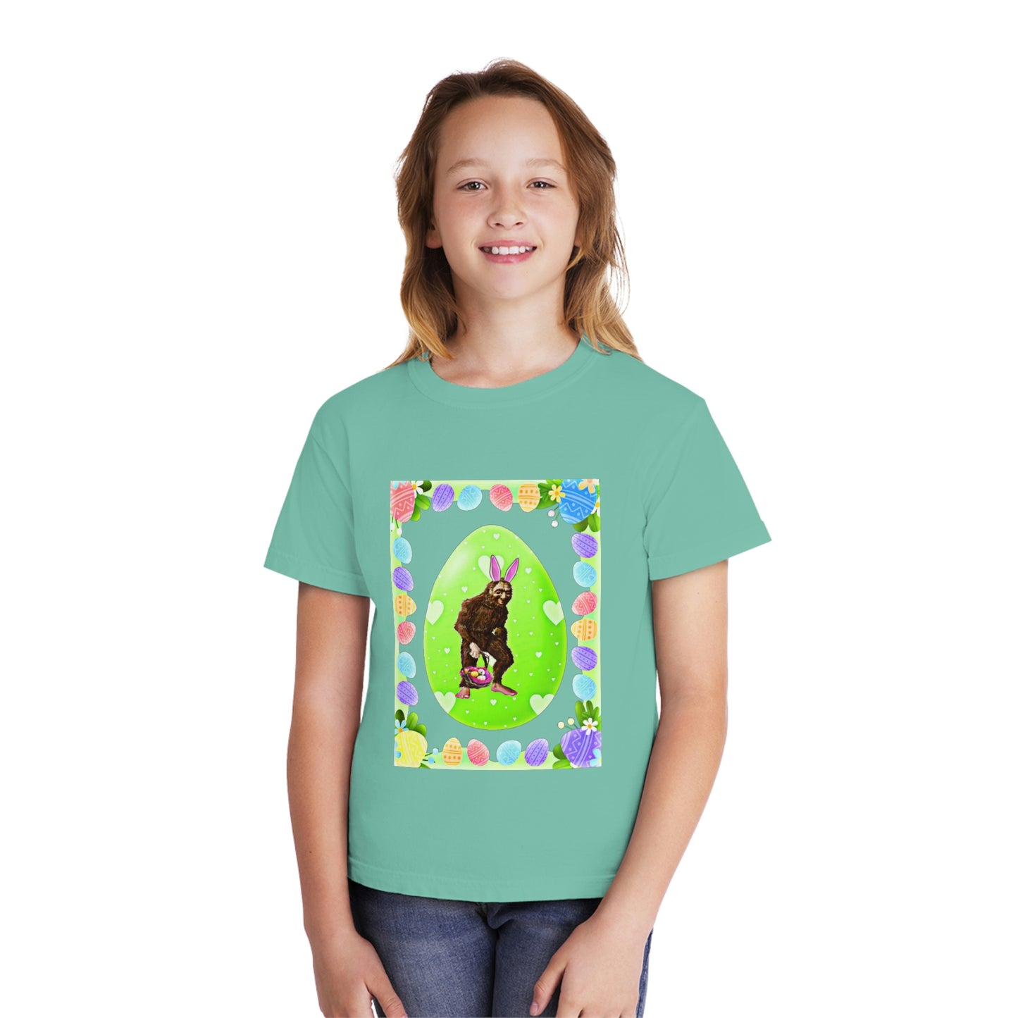 Youth Bigfoot Easter T-Shirt