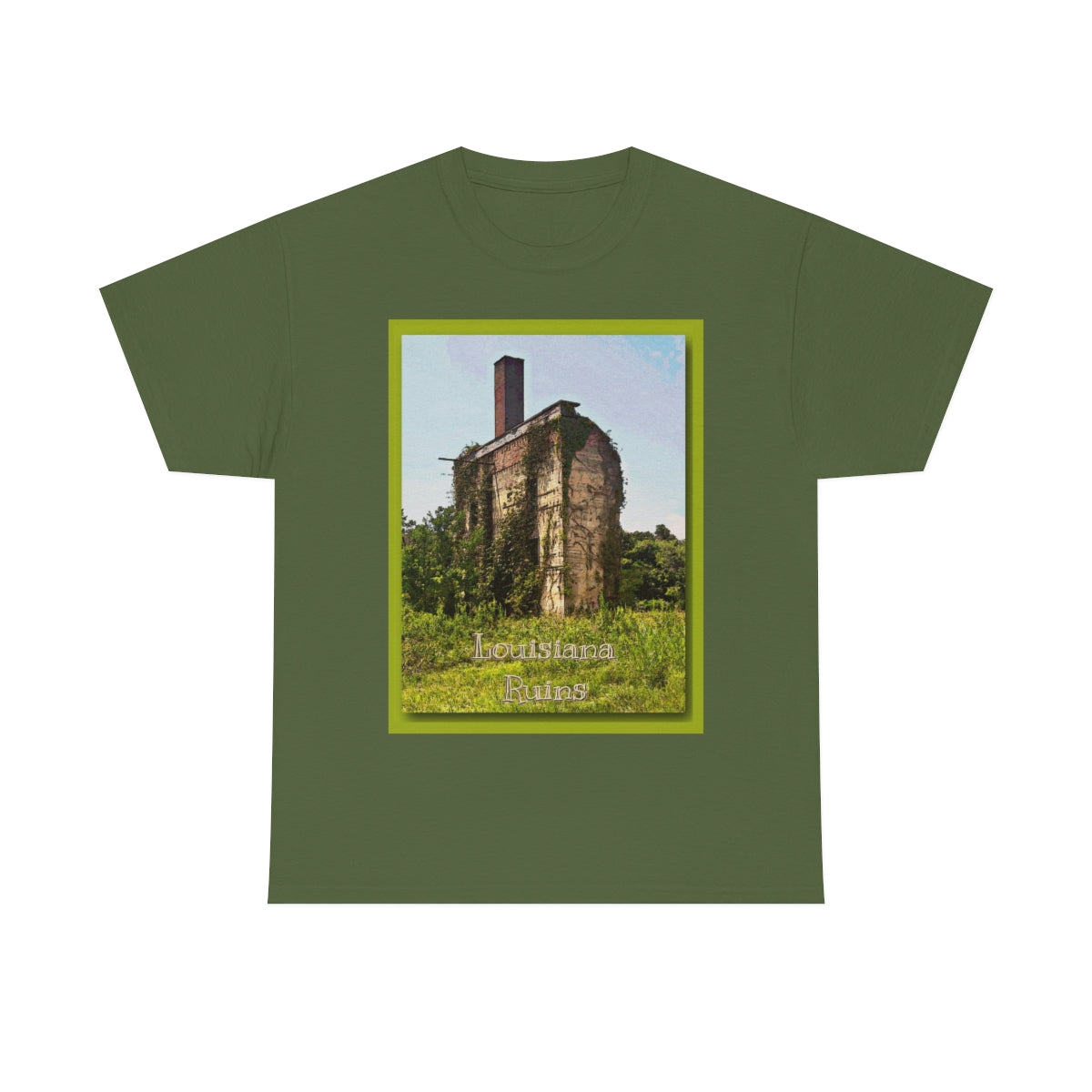 Unisex Louisiana Ruins Heavy Cotton Tee