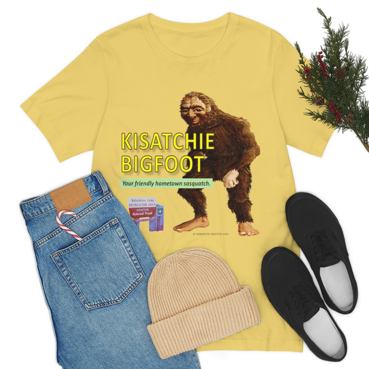 Unisex Kisatchie Bigfoot Jersey Tee