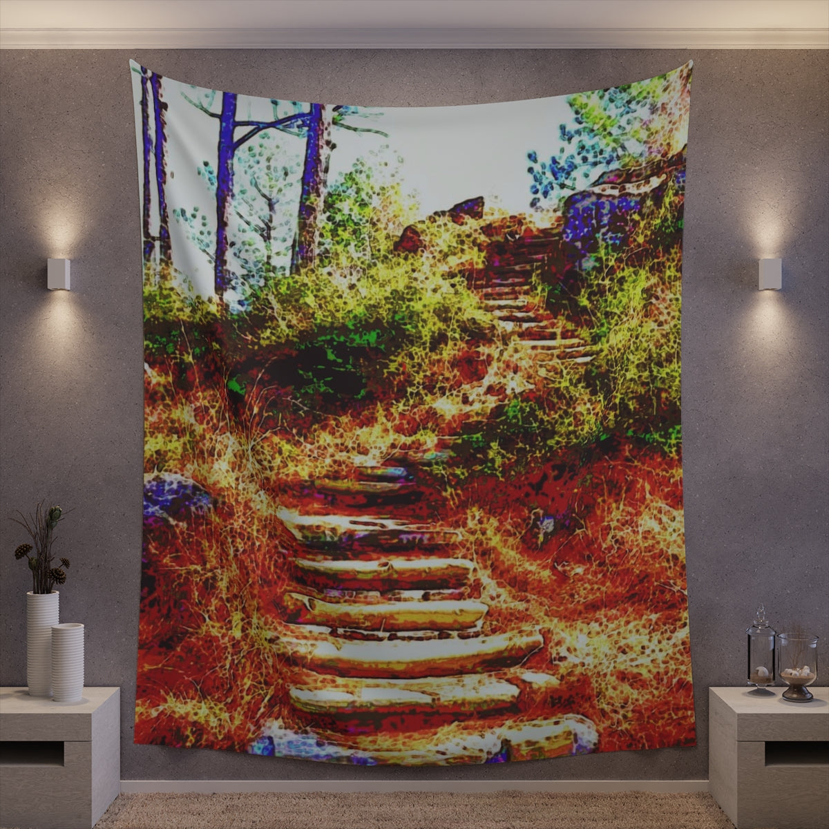 Printed Longleaf Vista Wall Tapestry