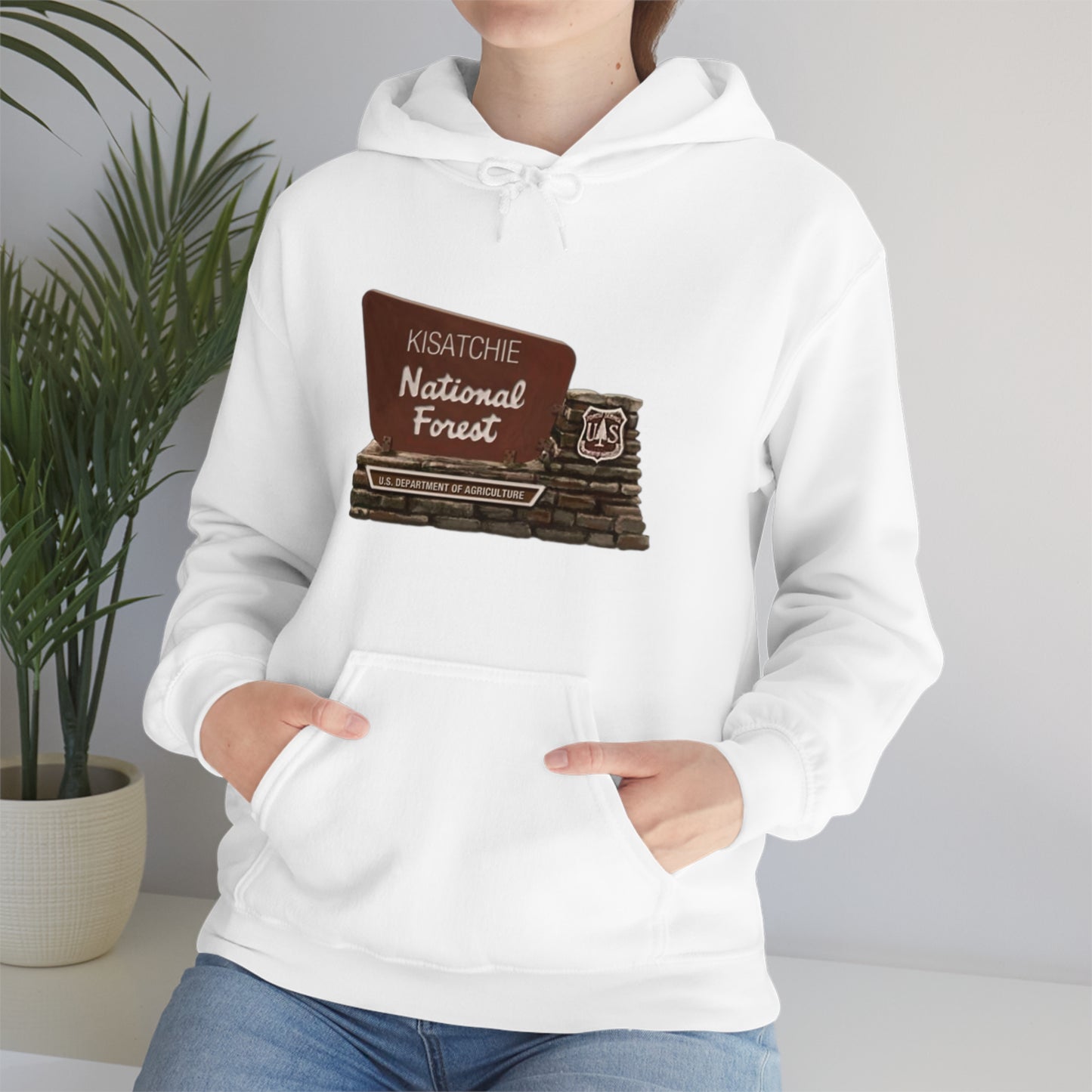 Unisex KNF Kisatchie Script Hoodie