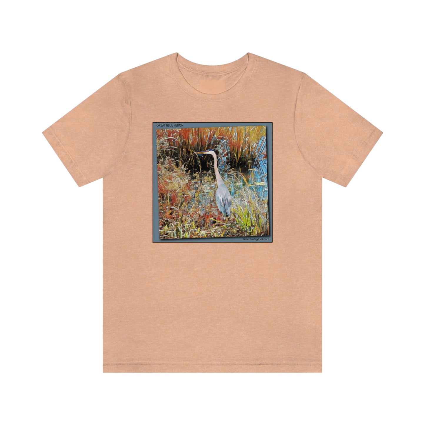 Unisex Great Blue Heron Jersey Tee