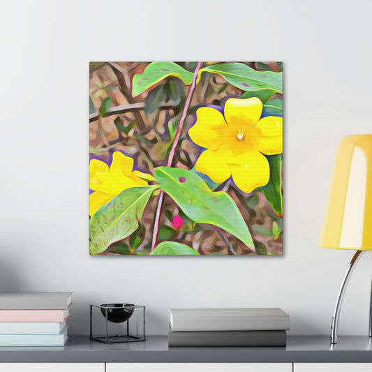 Yellow Jessamine Canvas Gallery Wraps