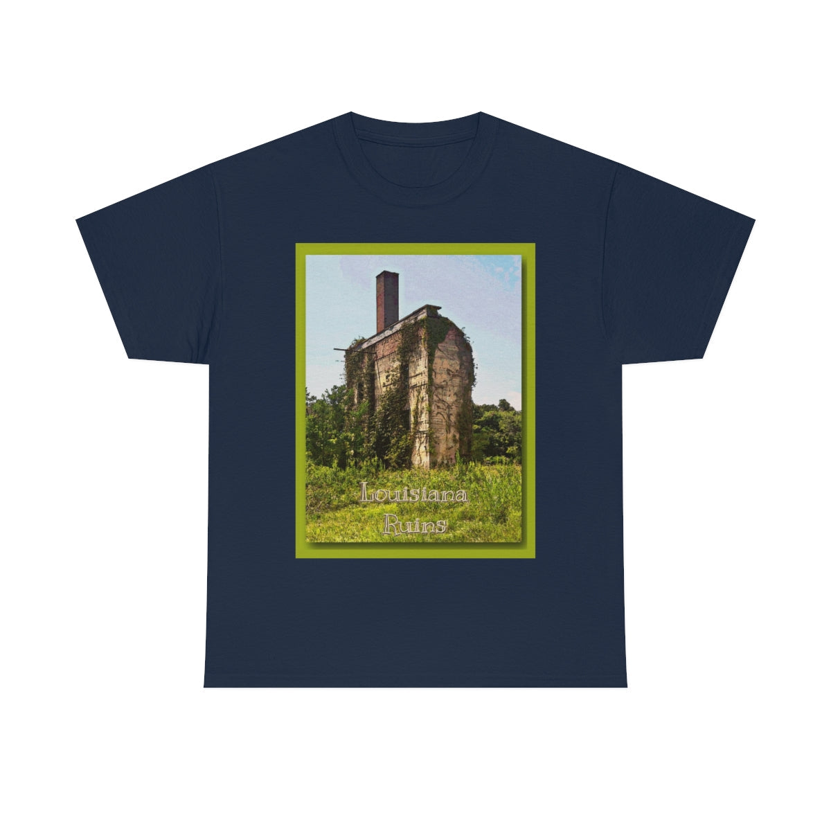 Louisiana Ruins Heavy Cotton Tee