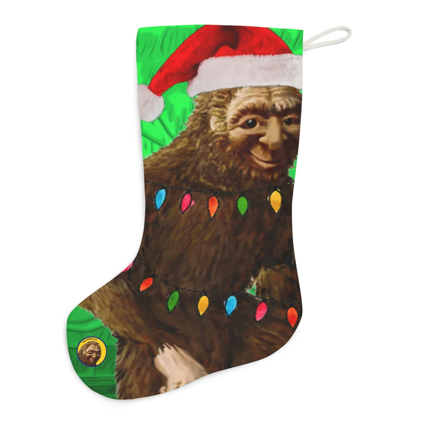 Bigfoot Santa Stocking