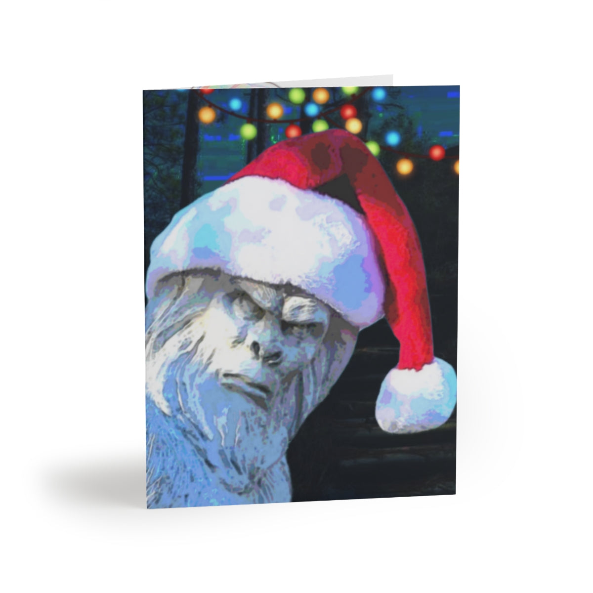 Bigfoot Christmas cards (8, 16, and 24 pcs)