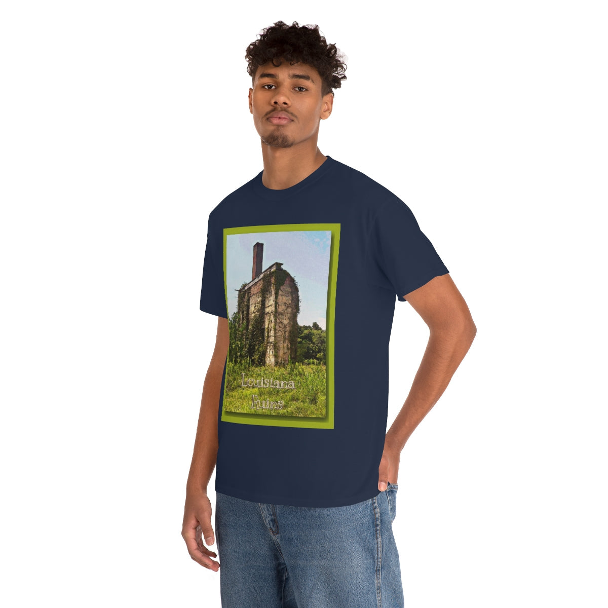 Louisiana Ruins Heavy Cotton Tee