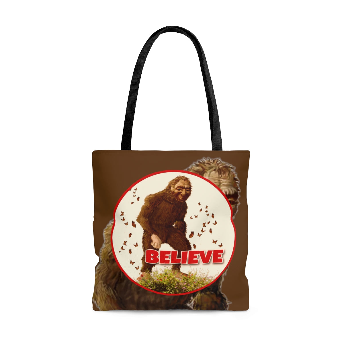 Bigfoot Believe Tote Bag