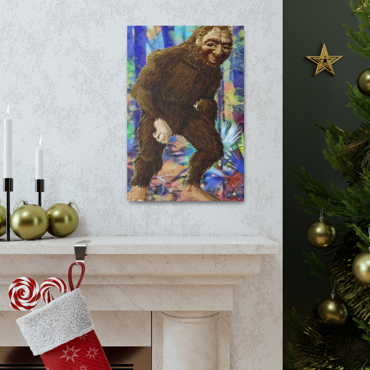 Vertical Kisatchie Bigfoot Canvas