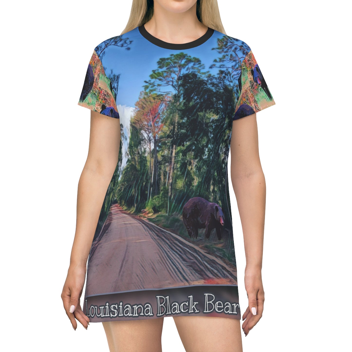 Louisiana Black Bear T-Shirt Dress