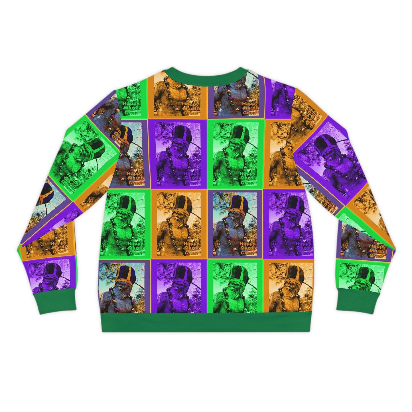 Bigfoot's Men's Mardi Gras Lightweight Sweatshirt