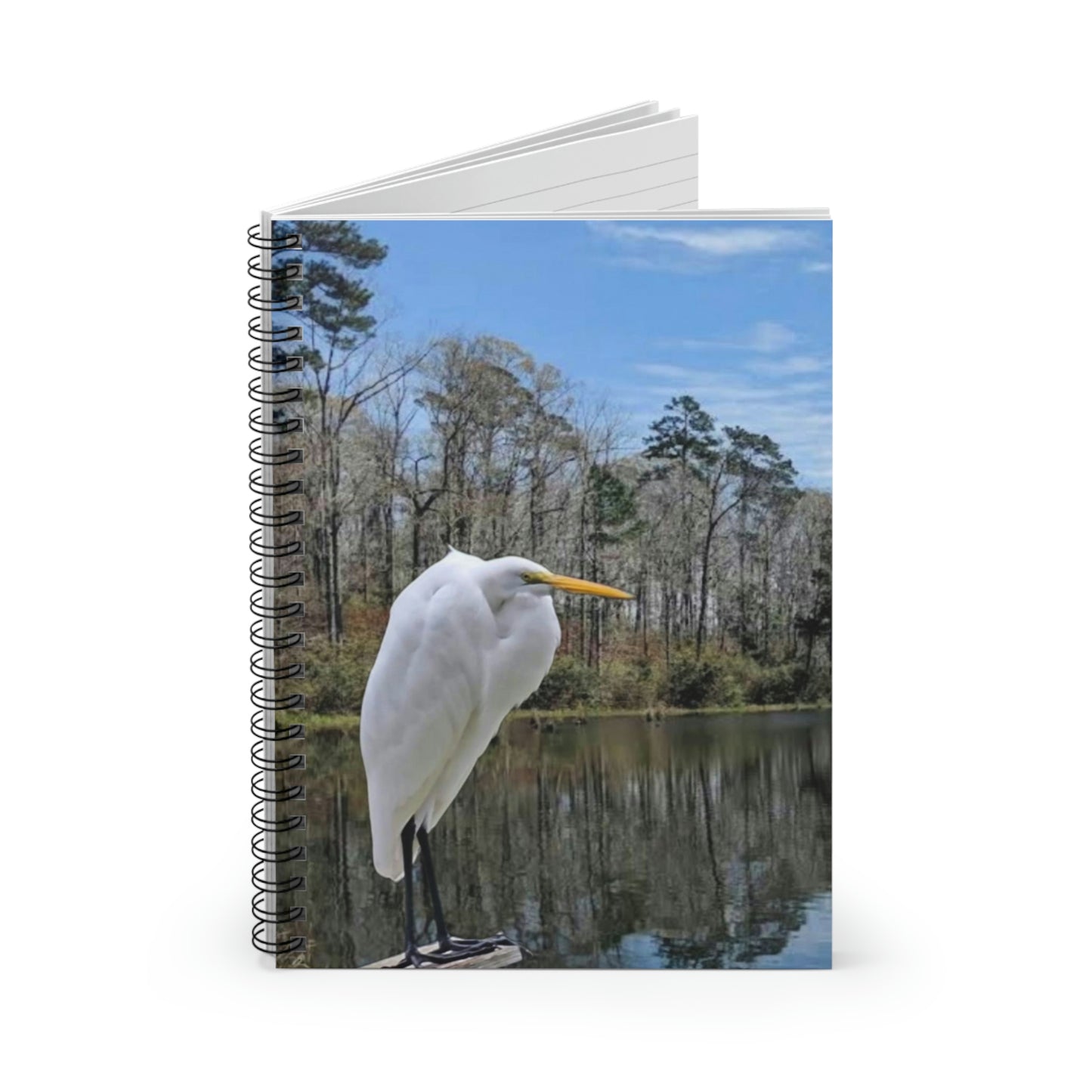 Egret Spiral Notebook