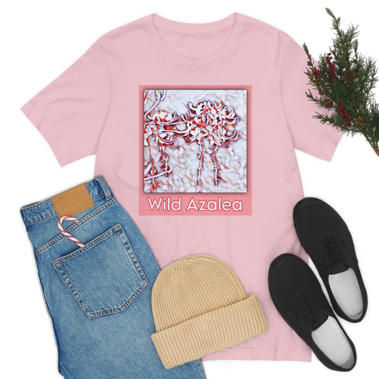 Unisex Kisatchie Wildflowers (Wild Azaleas) Jersey Tee