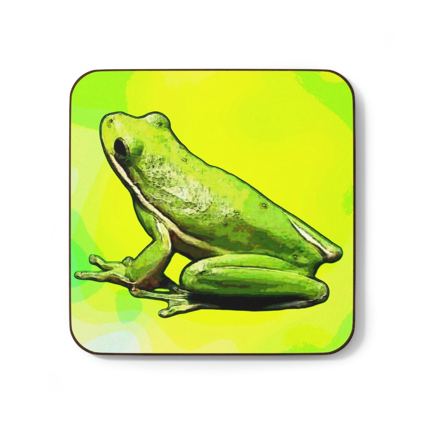 Tree Frog Hardboard Coaster