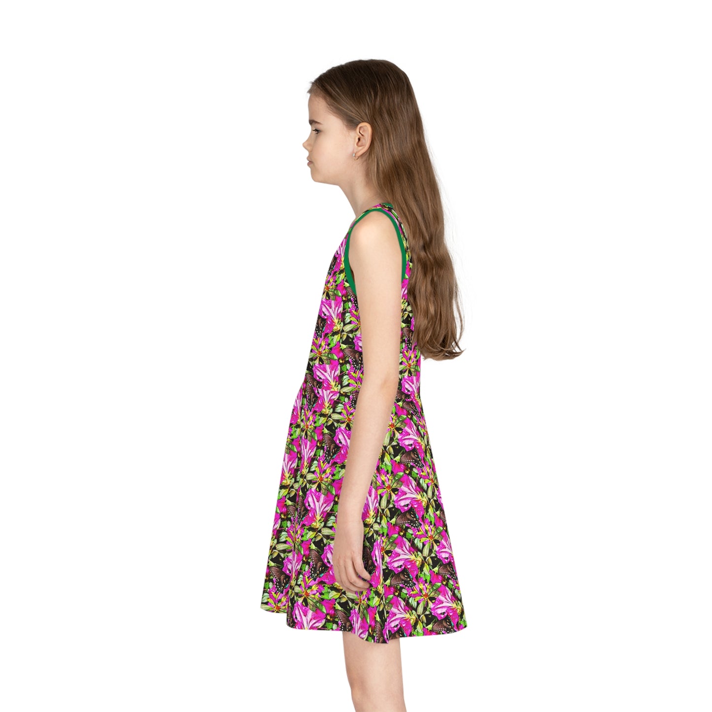 Azaleas and Butterfly Girls' Sundress