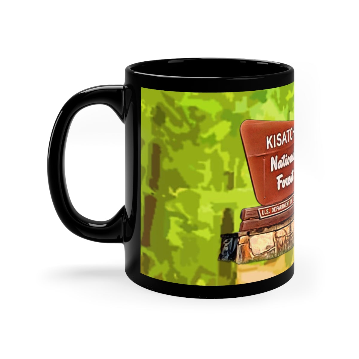 Black Kisatchie National Forest Mug