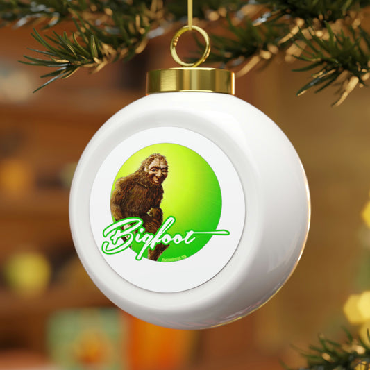 Ceramic Bigfoot Ornament