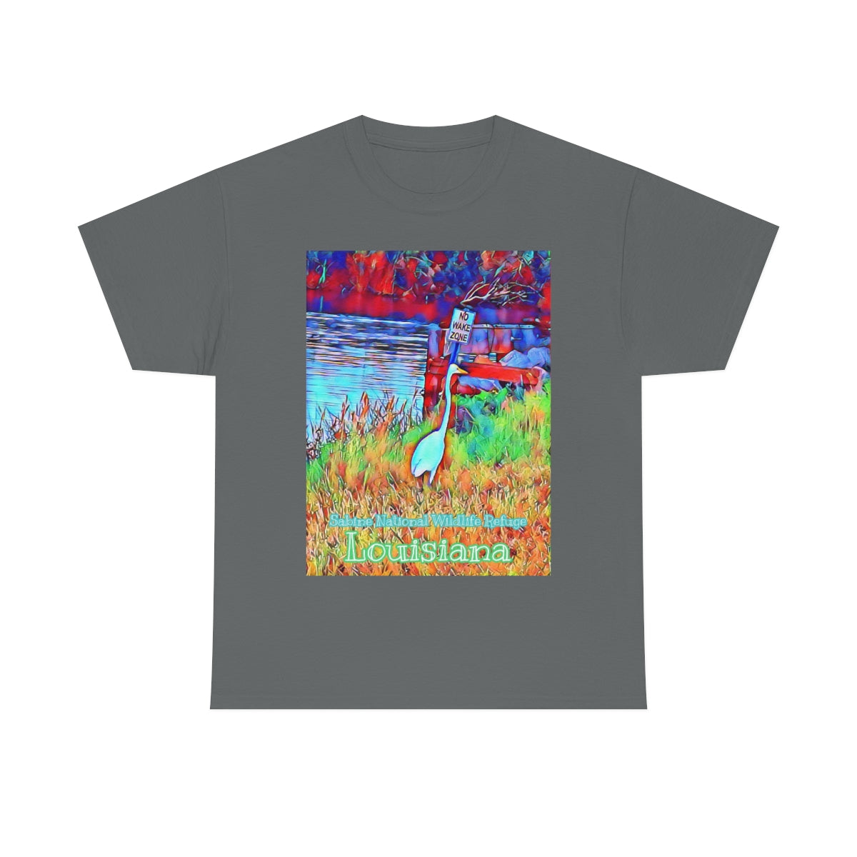 Unisex Louisiana Egret Heavy Cotton Tee