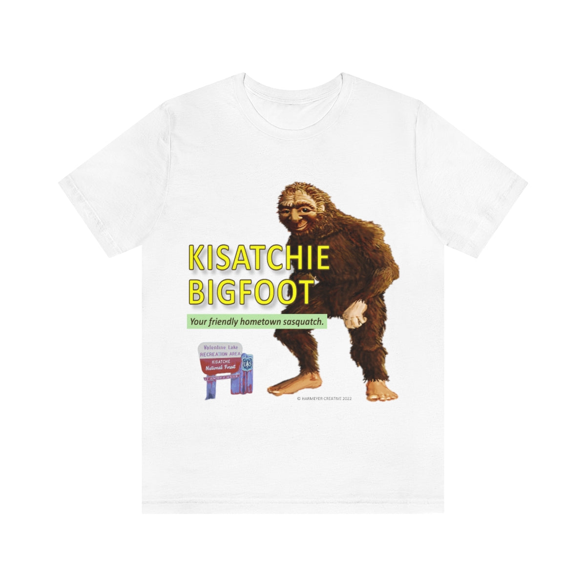 Unisex Kisatchie Bigfoot Jersey Tee