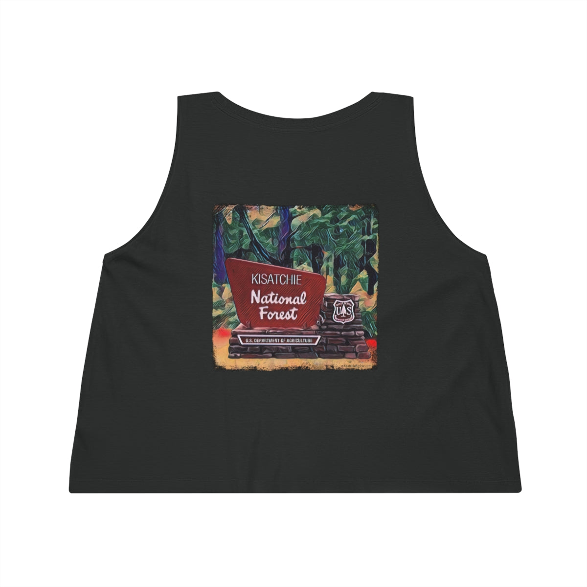 Women's Kisatchie Dancer Cropped Tank Top