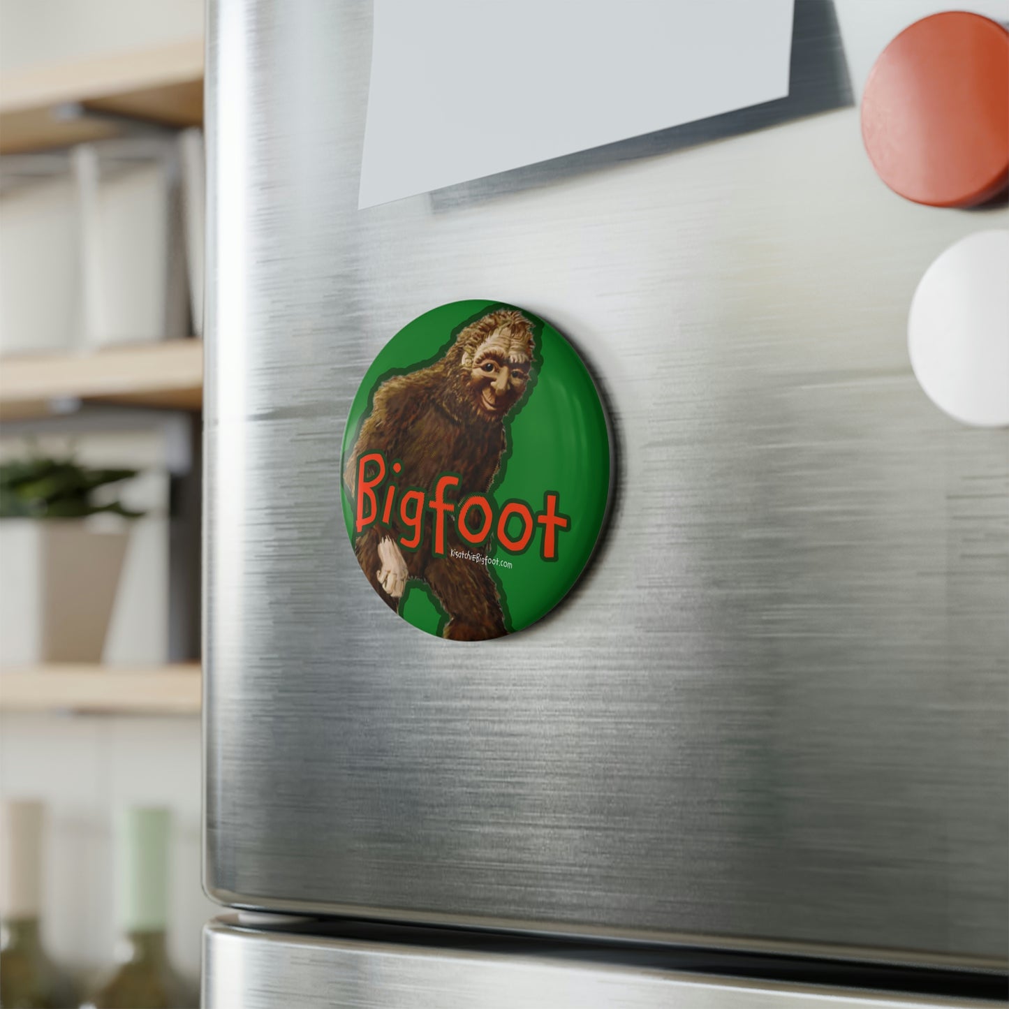 Round Bigfoot Magnets