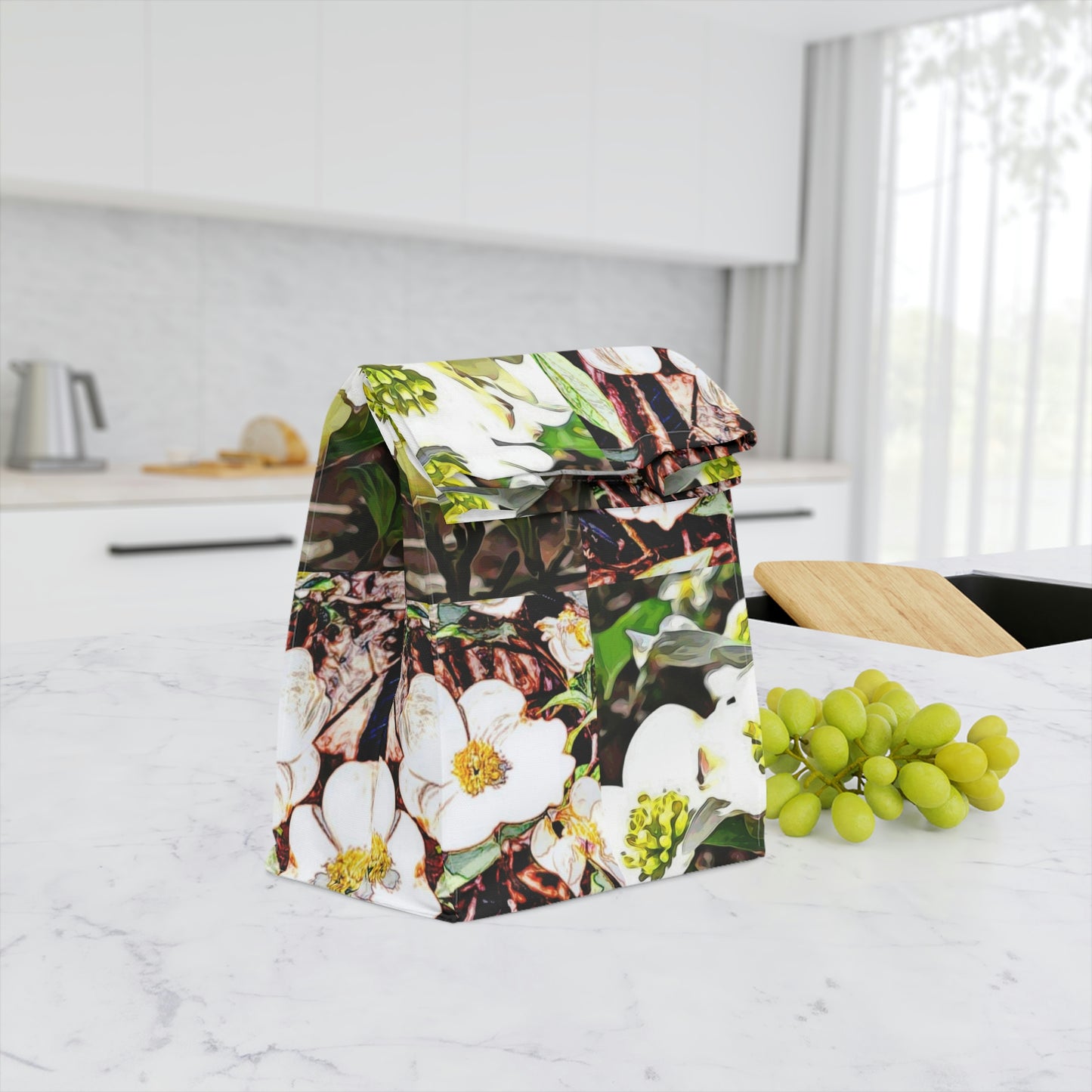 Polyester Dogwood Blossoms Lunch Bag