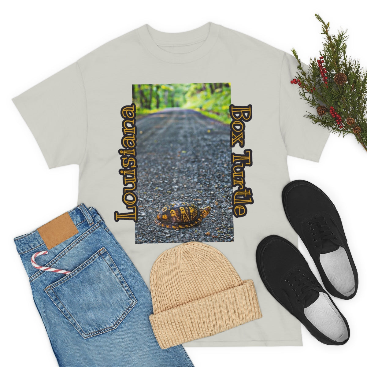 Unisex Louisiana Box Turtle Heavy Cotton Tee