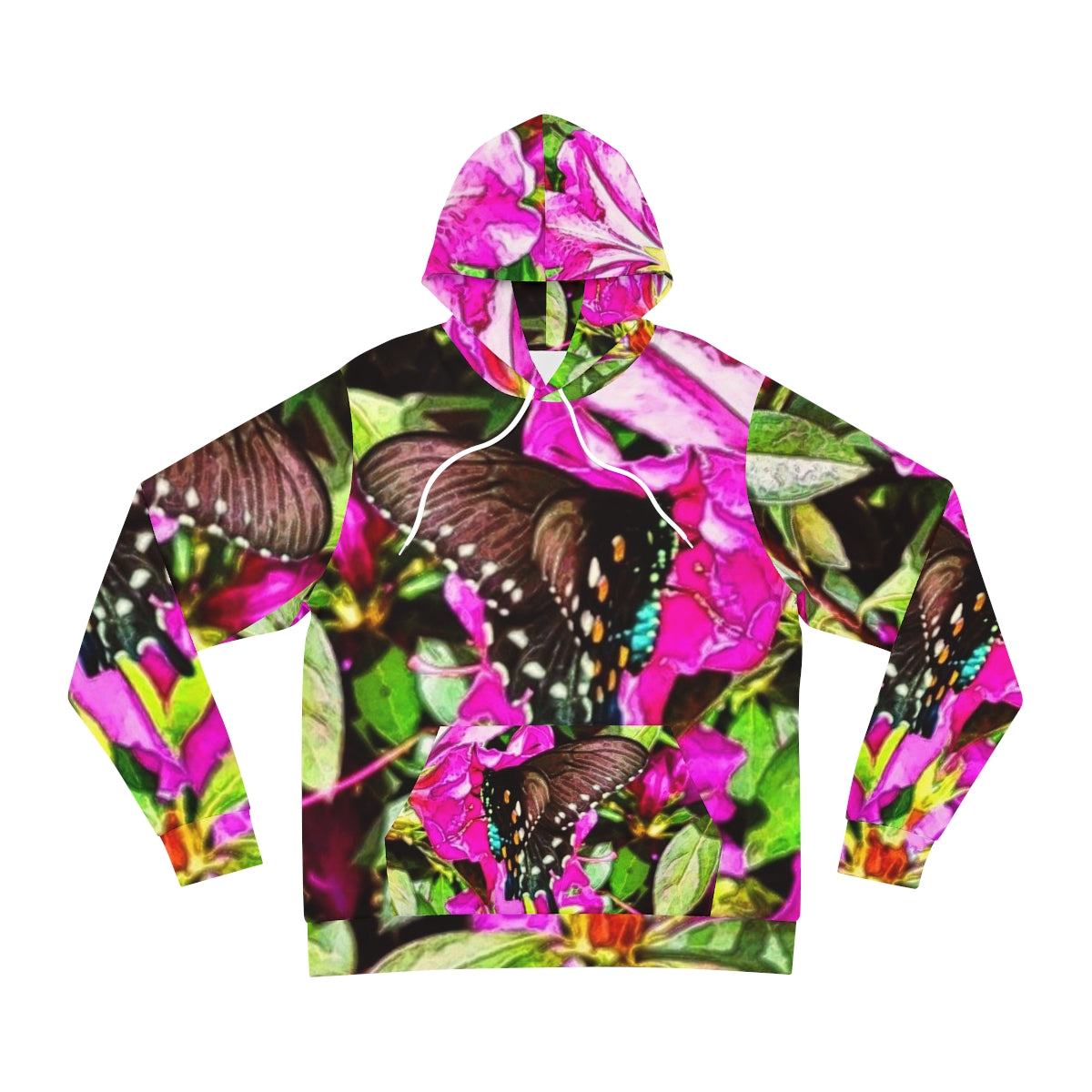 Louisiana Azaleas and Butterflies Hoodie